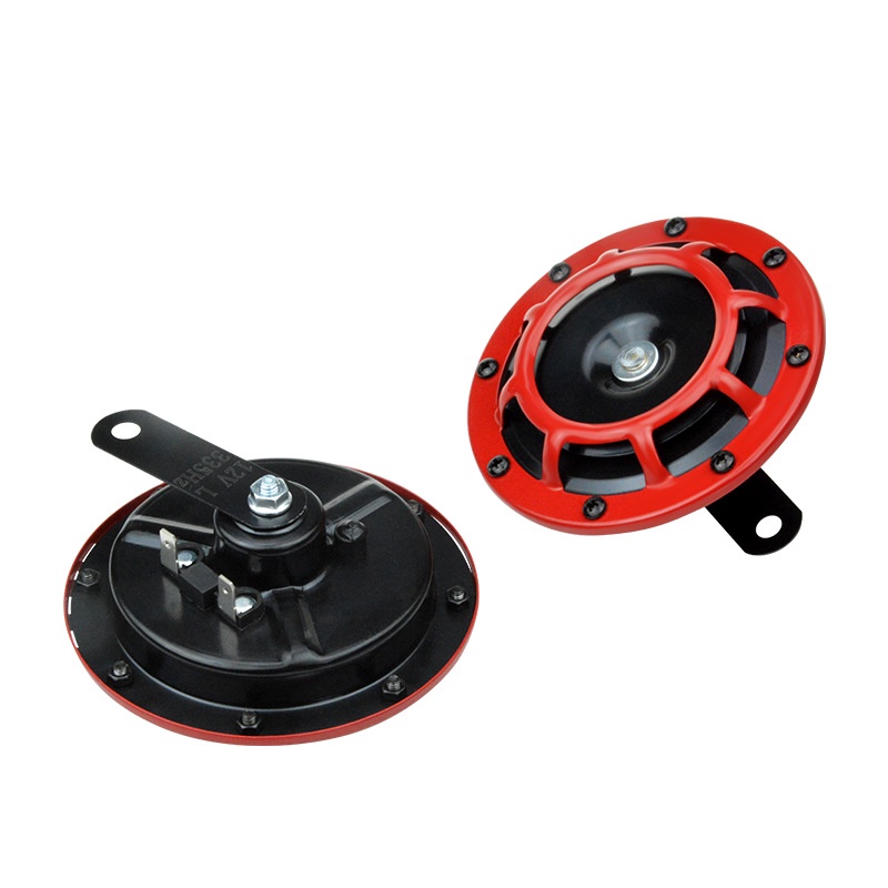 Universal Motorcycle Car Vehicle Electric Horn Kit 12V Waterproof Round