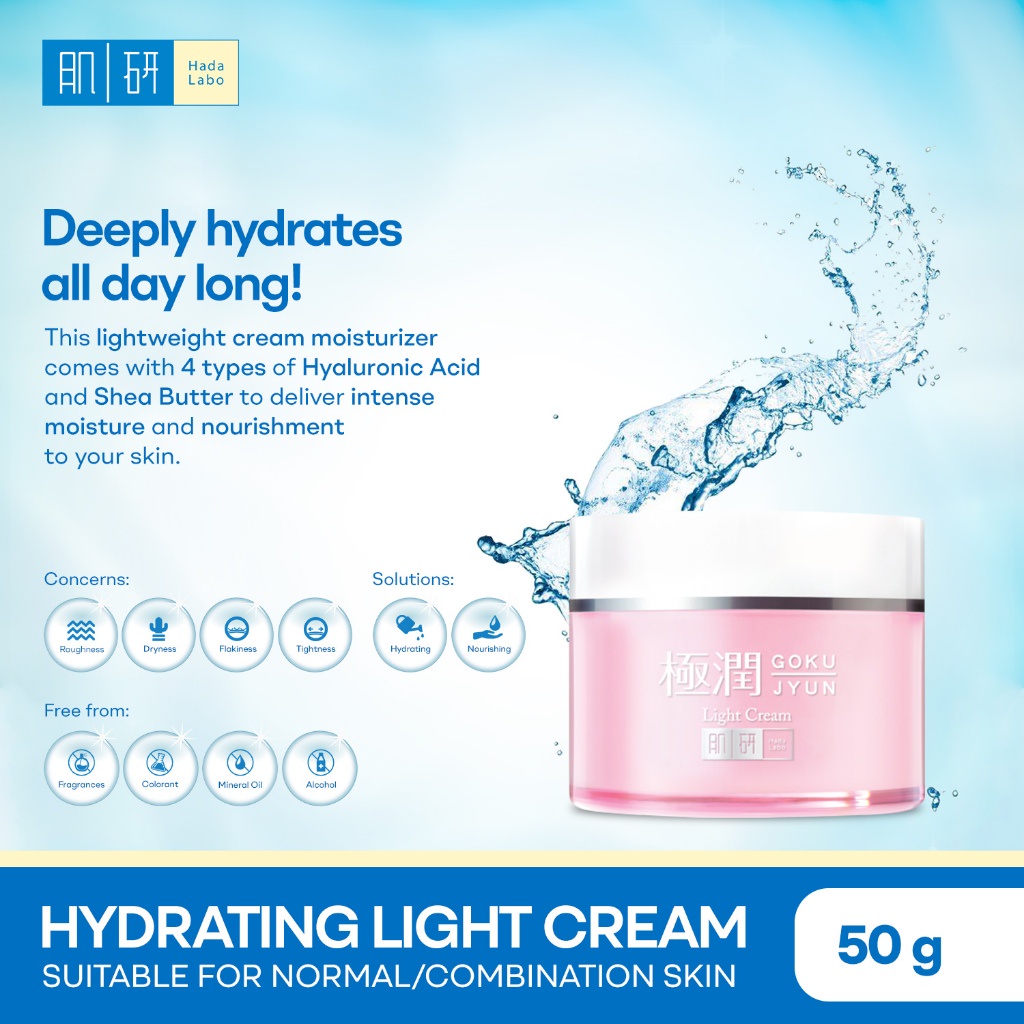 Hada Labo Hydrating Light Cream Shopee Philippines