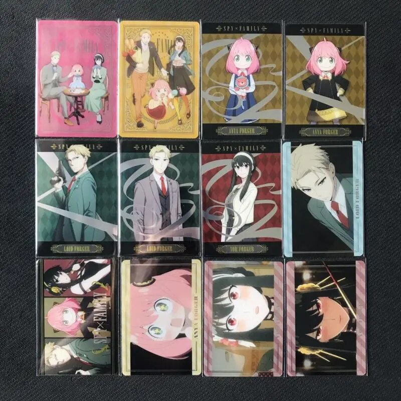 45M Anime SPYxFAMILY Rare Food Play Refractive Card Anya Forger ...