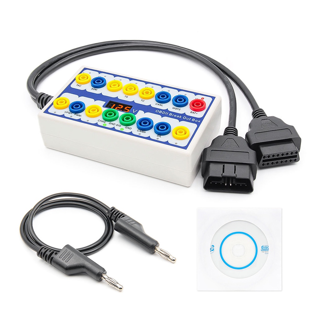 2021 OBDII OBD2 Breakout Box Car OBD 2 Break Out Box Car Protocol ...