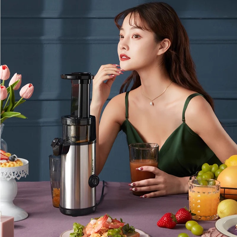 79W 130W Stainless Steel Masticating Slow Auger Juicer Fruit and