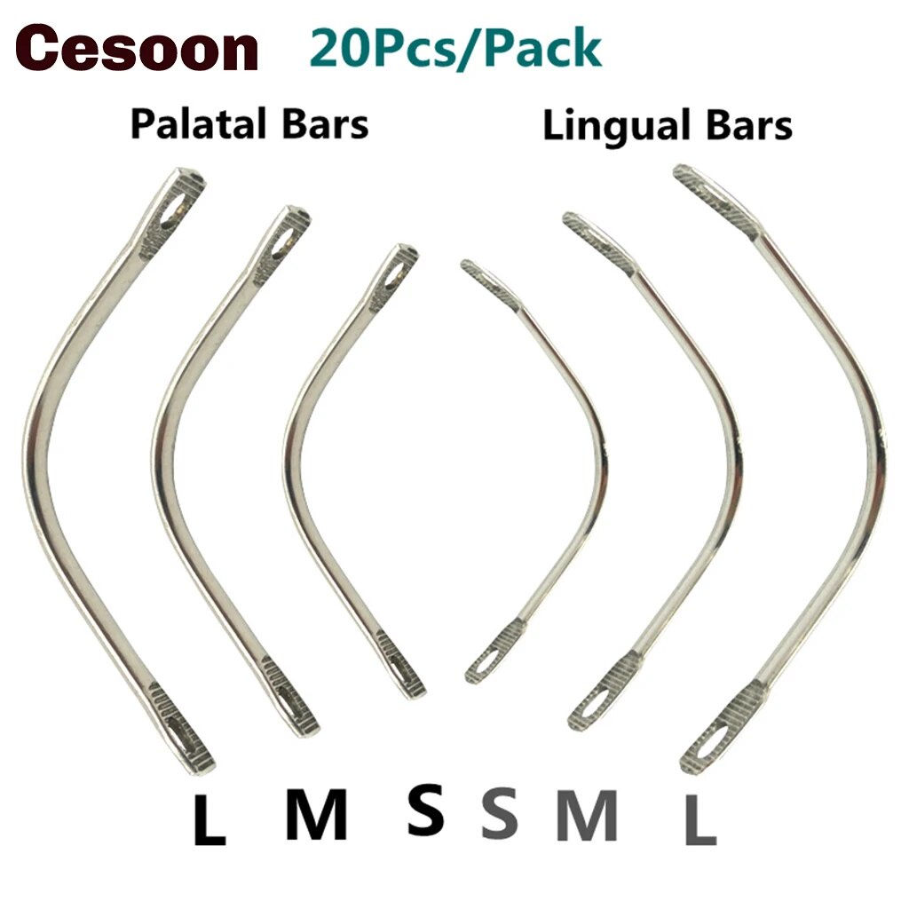 449 20Pcs/Pack Dental Orthodontics Lingual Bars Palatal Bar Upper Lower