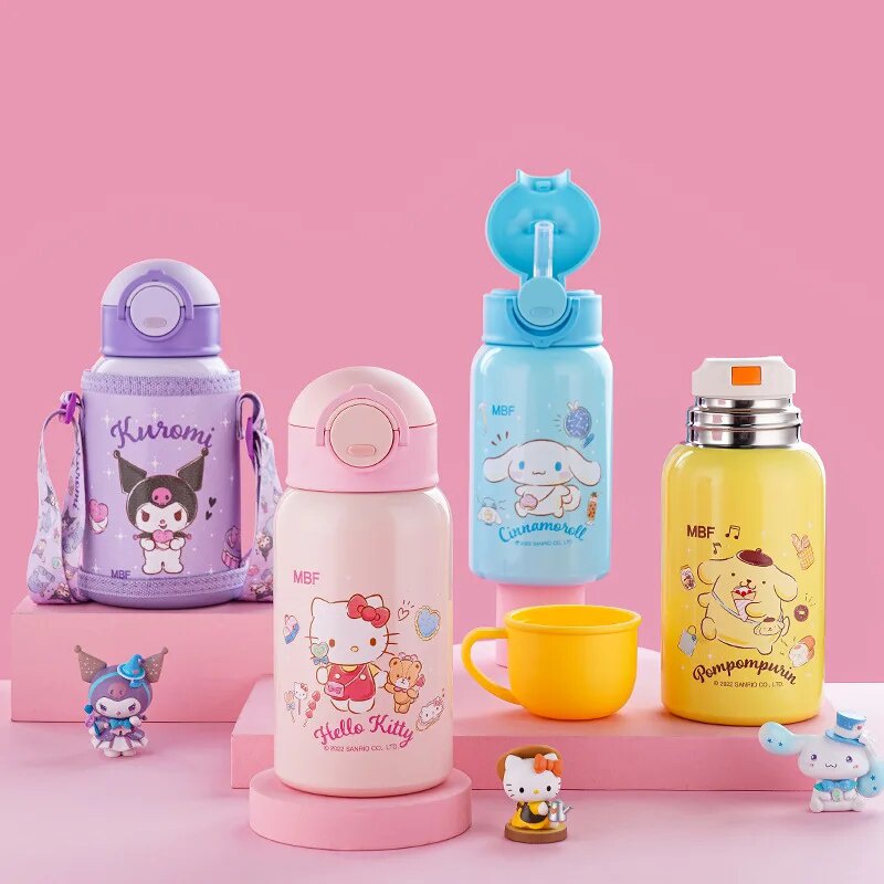 48U 500Ml Sanrioed Anime Kuromi Cinnamoroll Stainless Steel Vacuum Cup ...