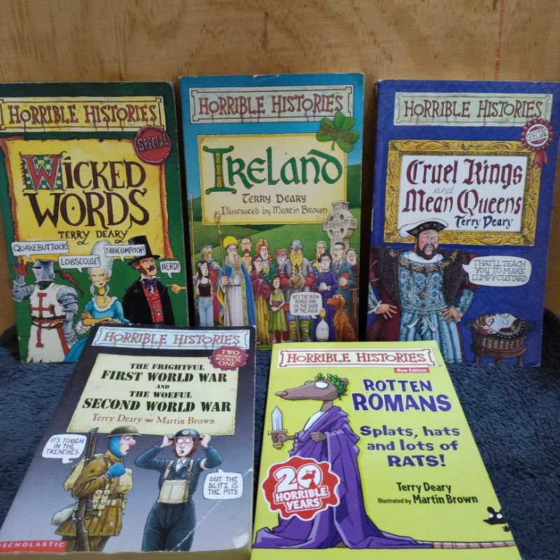 Horrible Histories by Terry Deary (Thicker Paperbacks) | Shopee Philippines