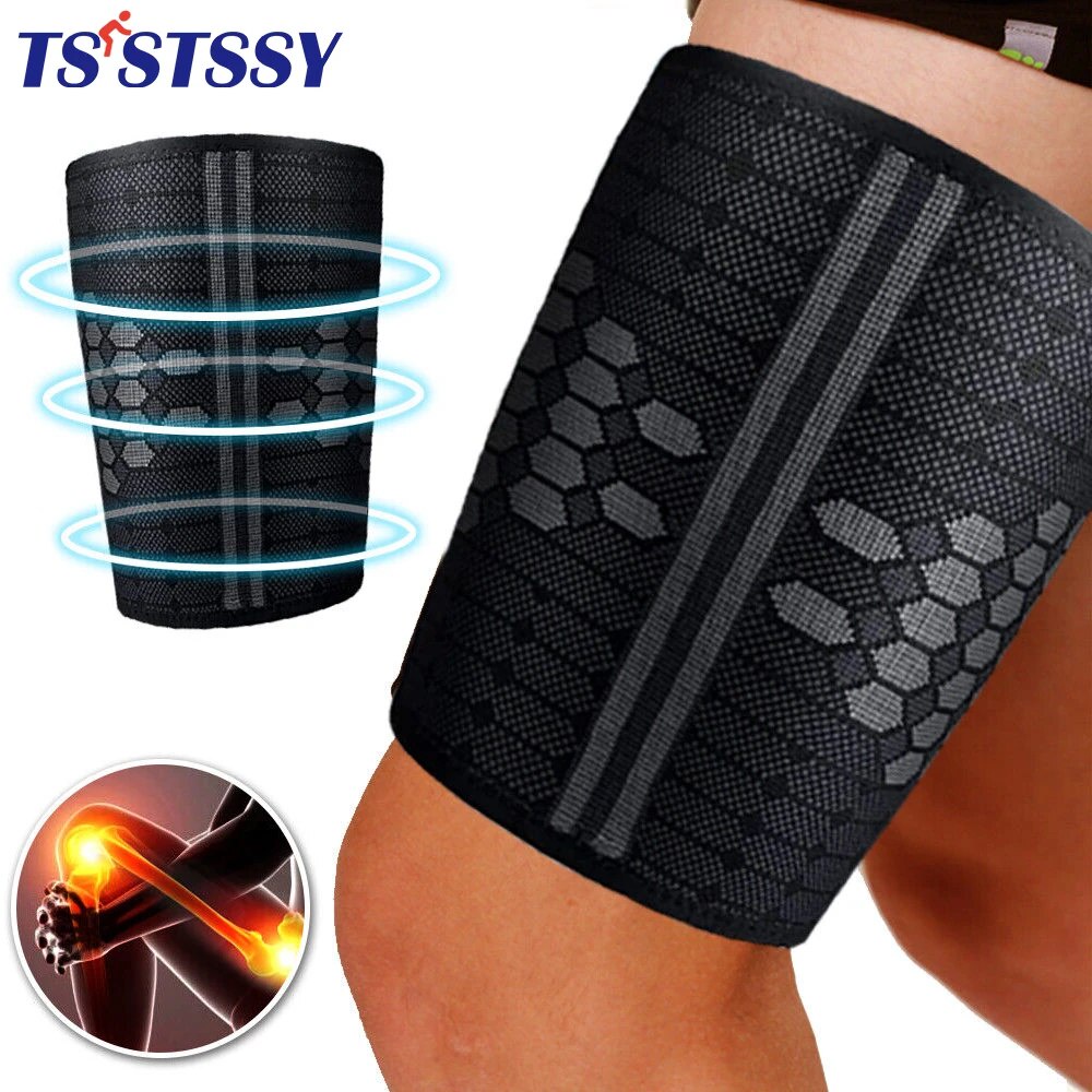 1Pair Thigh Compression Sleeve,Groin and Hamstring Support