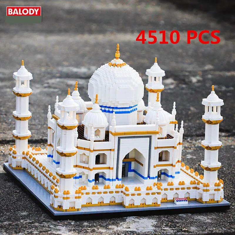 19I 4510PCS Balody World Famous Architecture Diamond Building Blocks ...