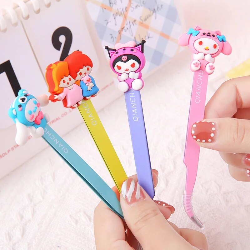 96t New Sanrio Kuromi Tweezers Mymelody Cartoon Cute Toy Kawaii DIY ...