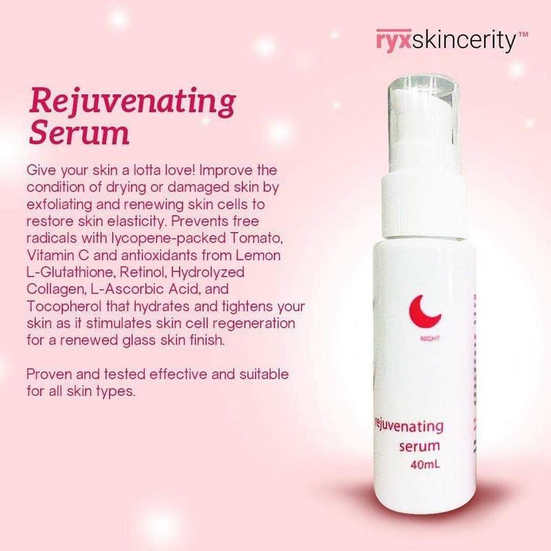 RYX SKIN SINCERITY REJUV SERUM BIG | Shopee Philippines