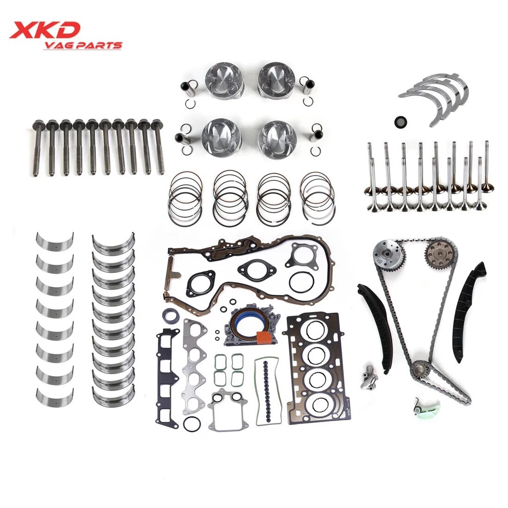 ☢1.4T Car Engine Rebuilding Kit & Piston Ring Kit For VW Jetta Beetle ...