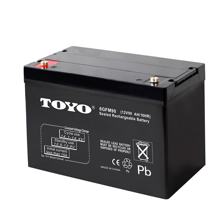 TOYO Batterie Solaire,Energy Storage Gel Battery 12V 90Ah,Deep Cycle ...