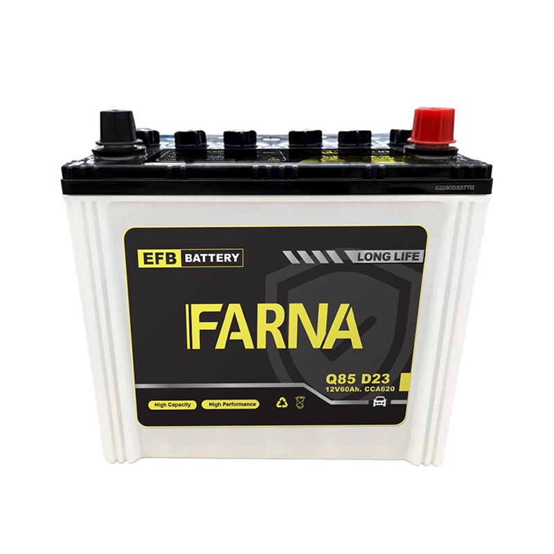 Q85 D23 6QTPA60 Wholesale 12V 60Ah Rechargeable Car Battery EFB &AGM