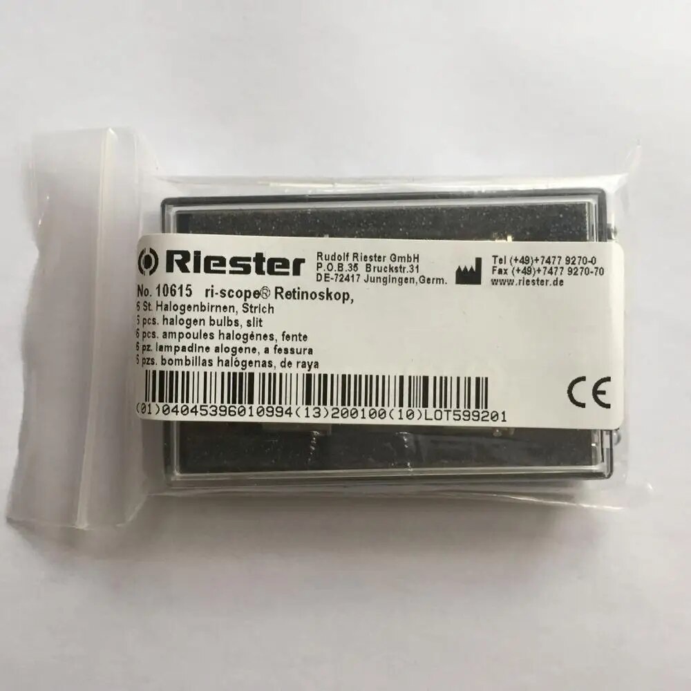 40k RIESTER 10615 2.5V Retinoscope lamp,10615 bulb , the price only has