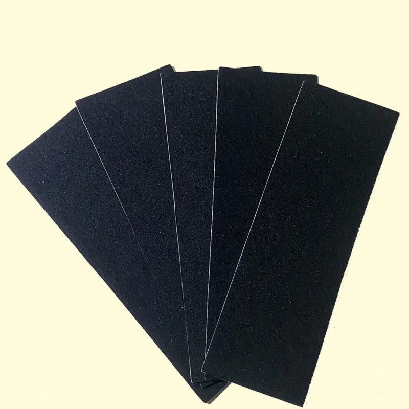 55b sandpaper fingerboard Deck Uncut Tape Stickers Black Foam Sandpaper