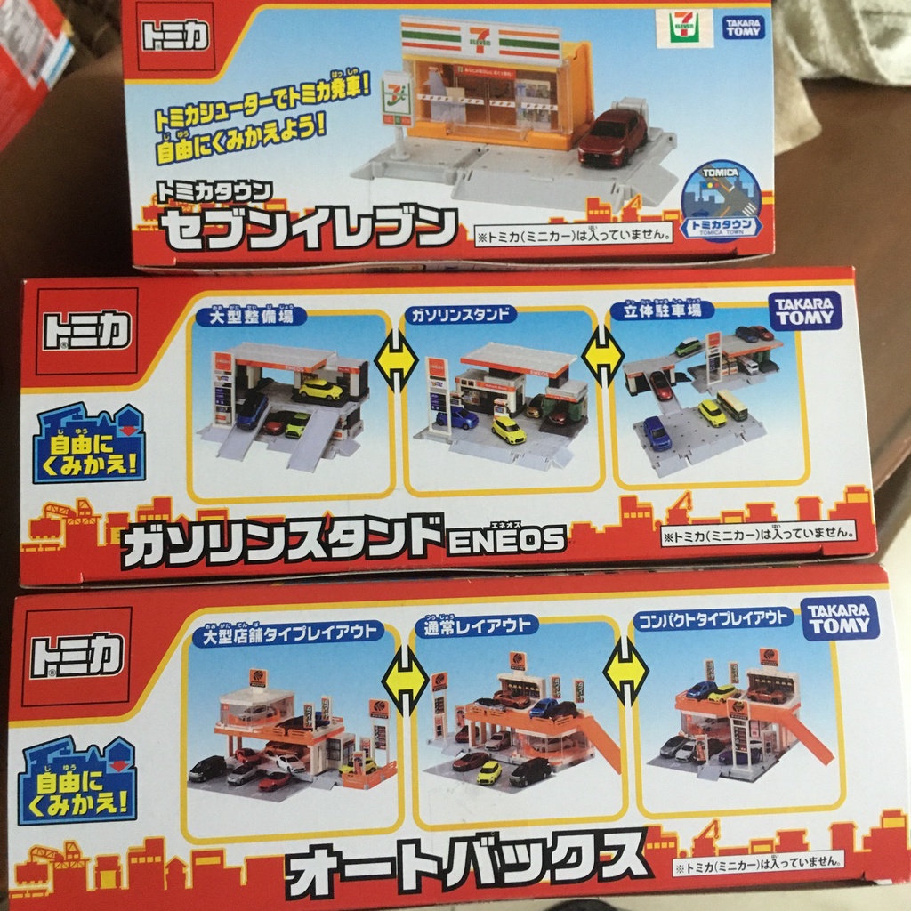 Sold per Box1box Tomica Build City Playset Playsets Eneos Gas Station