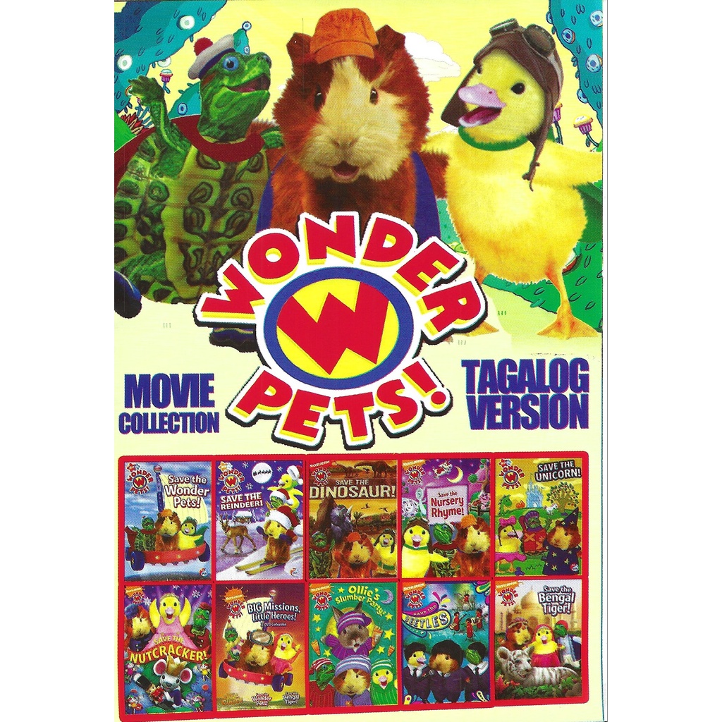 Wonder Pets Movie Collection The Movie 10 in 1 English Filipino Tagalog