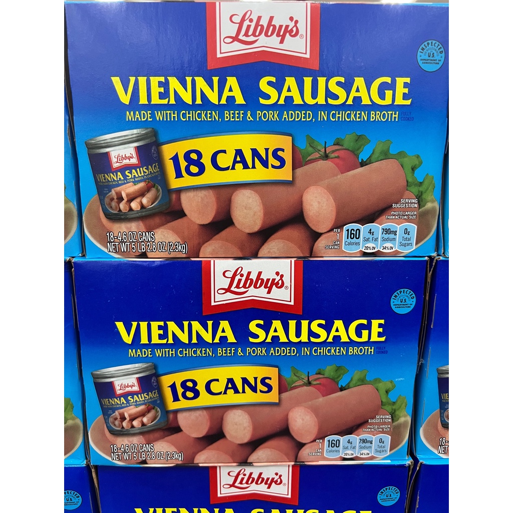 Libby's Vienna Sausage 18 x 46oz cans June 2025 Expiry Shopee Philippines