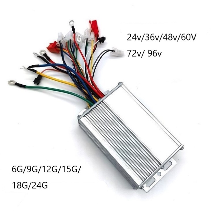24v 36v 48v 72v 96v 250w 350w Brushless Dc Hub Controllers E Scooter ...
