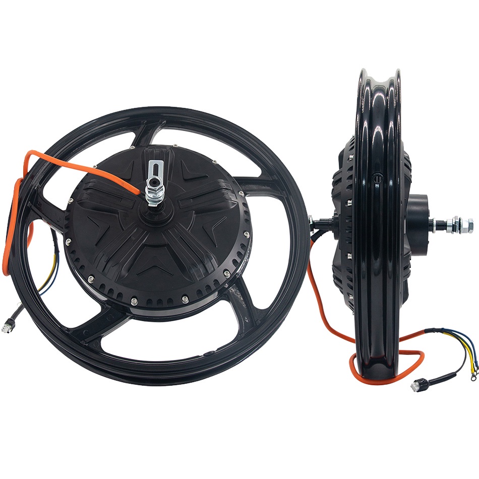 17 Inch 1000W 3000W 72V Bldc Hub Motor Brushless DC Electric Motor For