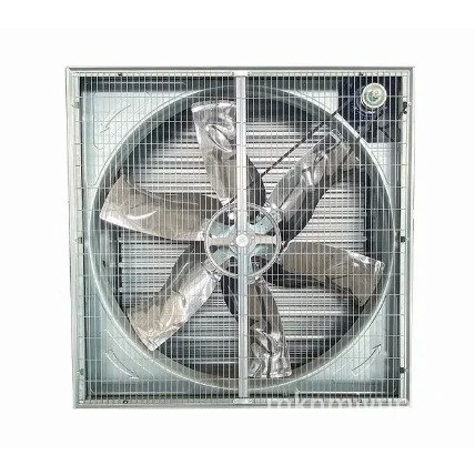 50 Inch Poultry Farm Louvered Exhaust Fan Wall Mounted Air Extractor ...
