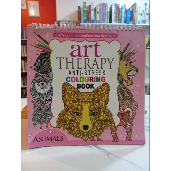 Art Therapy AntiStress Coloring Book Shopee Philippines