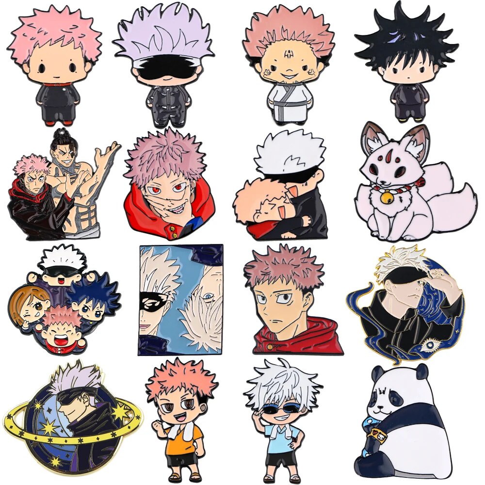 Jujutsu Kaisen Gojo Satoru Anime Lapel Pins For Backpack Enamel Pin Womens Brooches Badges On 2723