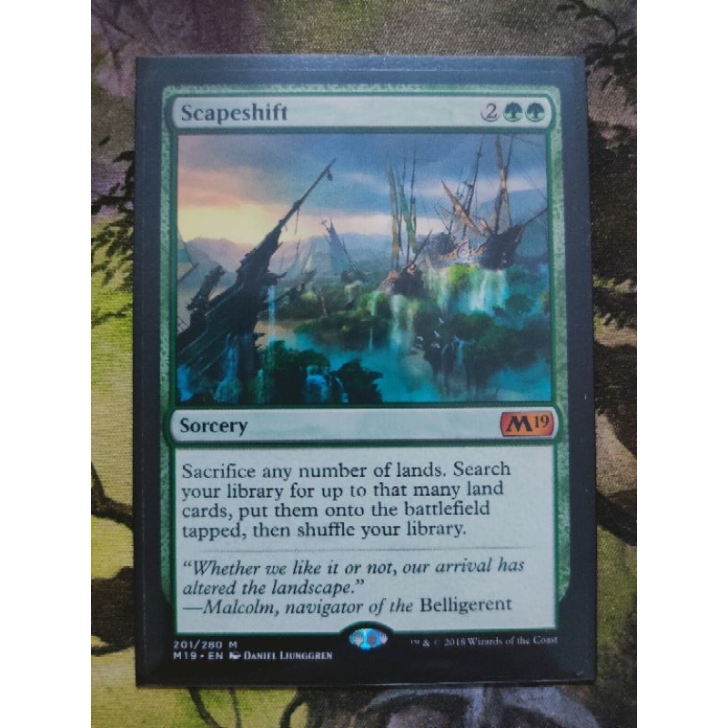 MTG - Scapeshift - M19 | Shopee Philippines