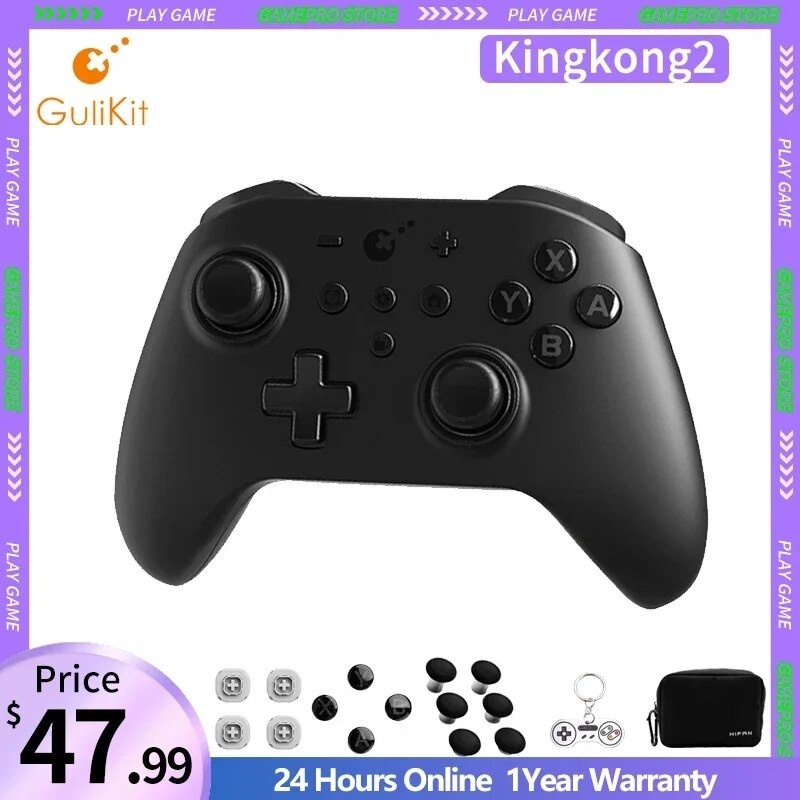 Gulikit KingKong2 Wireless Bluetooth Controller Gamepad For Nintendo