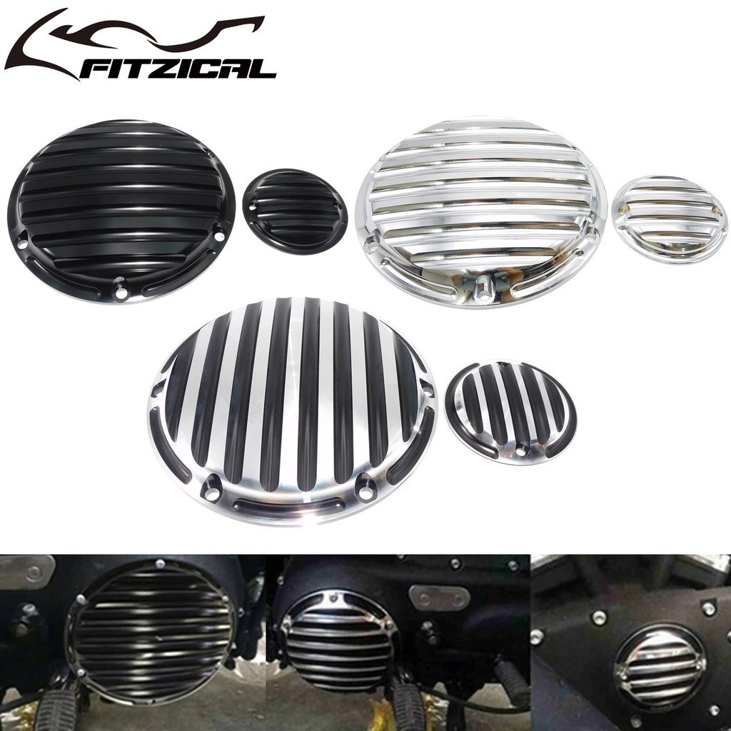 TUINCYN Chrom Blinkerblenden Für Harley - Transparente Linsen Für Dyna, Softail, Sportster