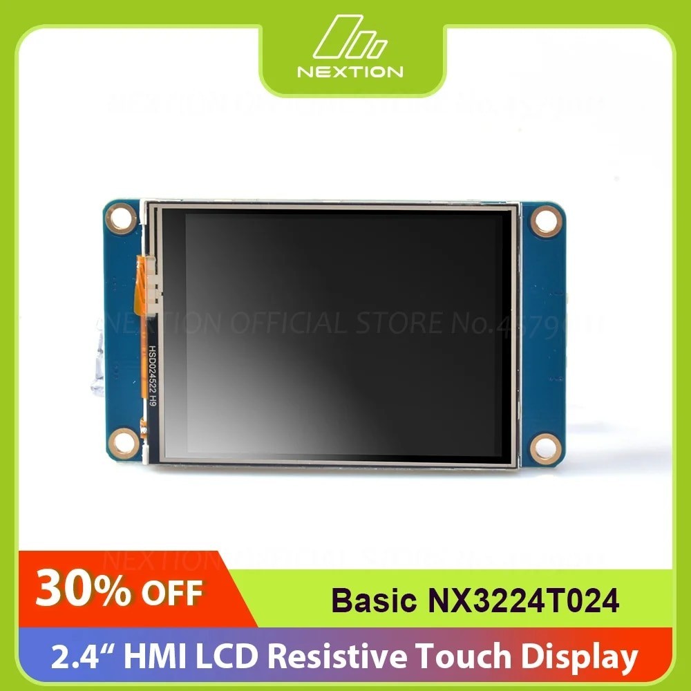 Nextion NX3224T024 - 2.4'' Full-color HMI Intelligent LCD Resistive ...