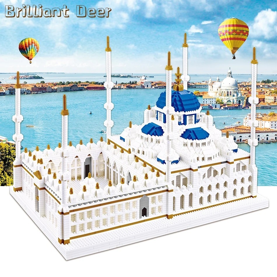 27t Turkish Blue Mosque 6850 PCS Bricks Micro Diamond Building Block ...