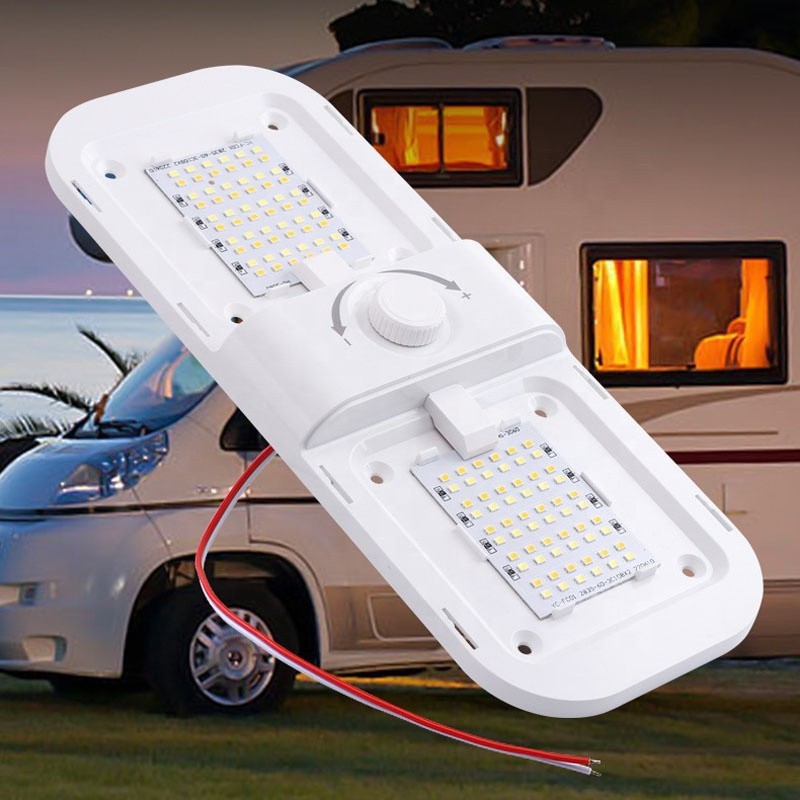 LED Roof Ceiling Light for Camper Boat Double Dome Interior Light with ...