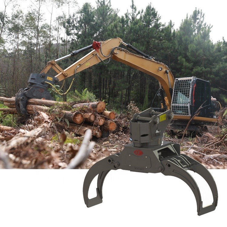rotation grapples log trailer with grapple used log loader grapple ...