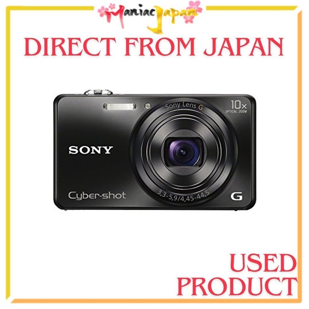 Used Camera from Japan DSLR Camera SONY Digital Camera Cyber-shot  WX200 million pixels Optical 10x Black DSC-WX200-B