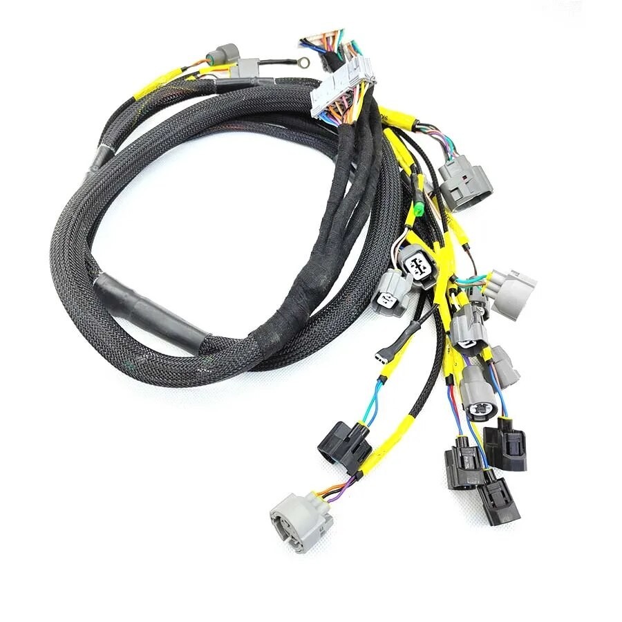 ☄1PC Engine Harness For Civic Integra B16 B18 D16 OBD2 Tucked Budget D ...