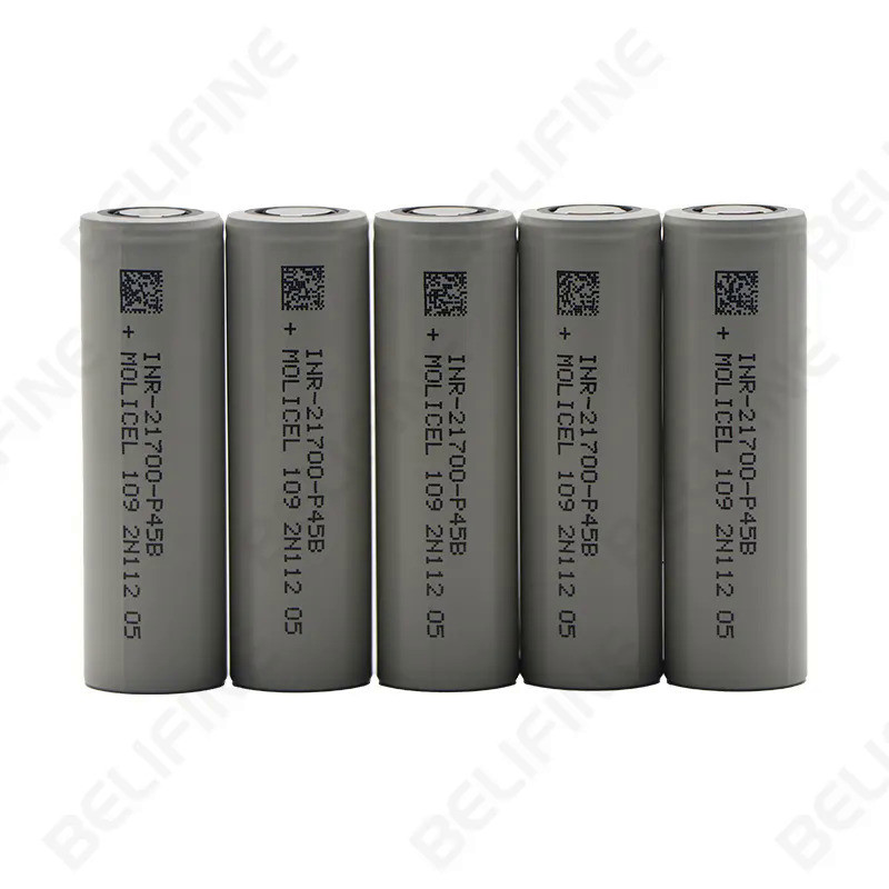 Original 3.7V Molicel P45B 21700 4500mAh Molicel INR21700 P45B Max 45A ...