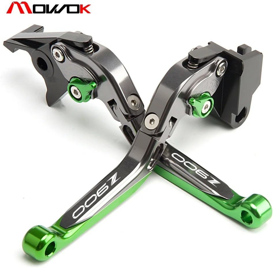 LOGO z900 z650 CNC Adjustable Folding Extendable Motorcycle Brake ...