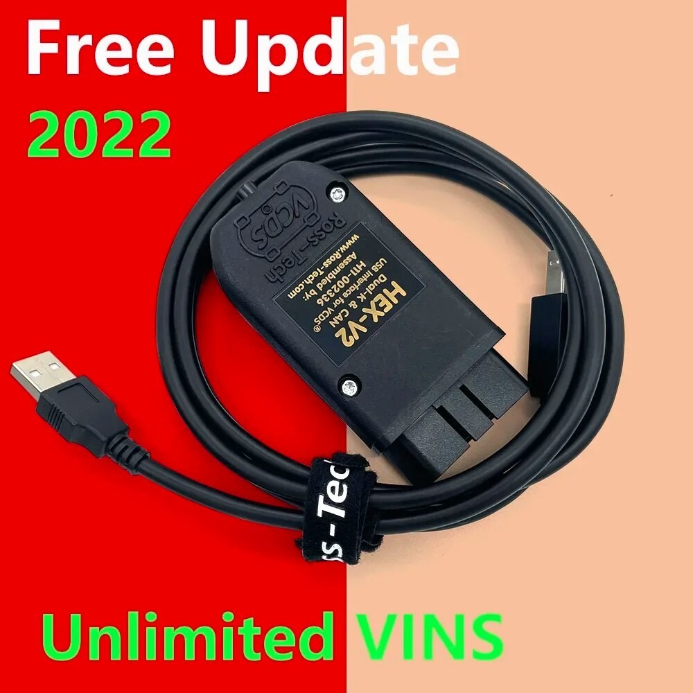 Real Hex V2 Hardware Usb Interface For Autocom VAGCOM 22.10 ...