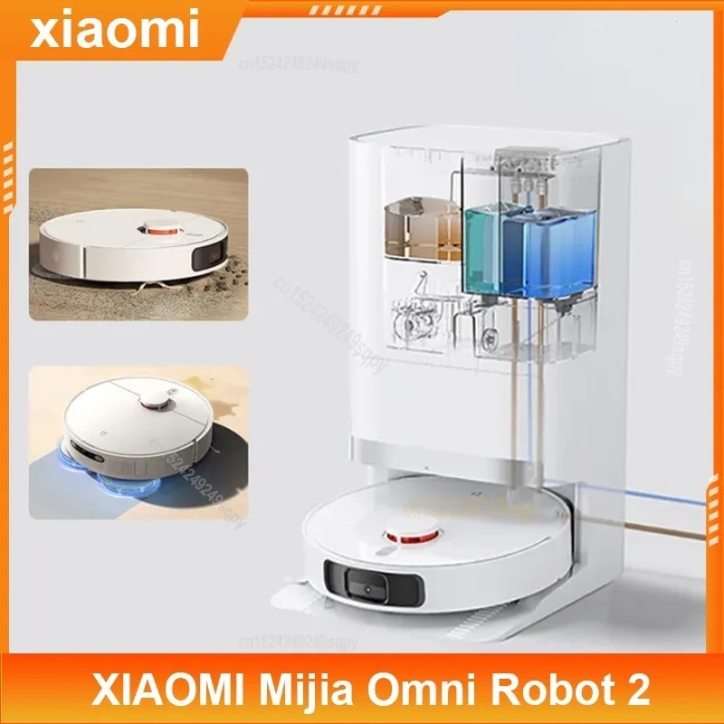 XIAOMI MIJIA Omni Robot Vacuum Mop 2 C102CN 6000pa High Suction Force ...
