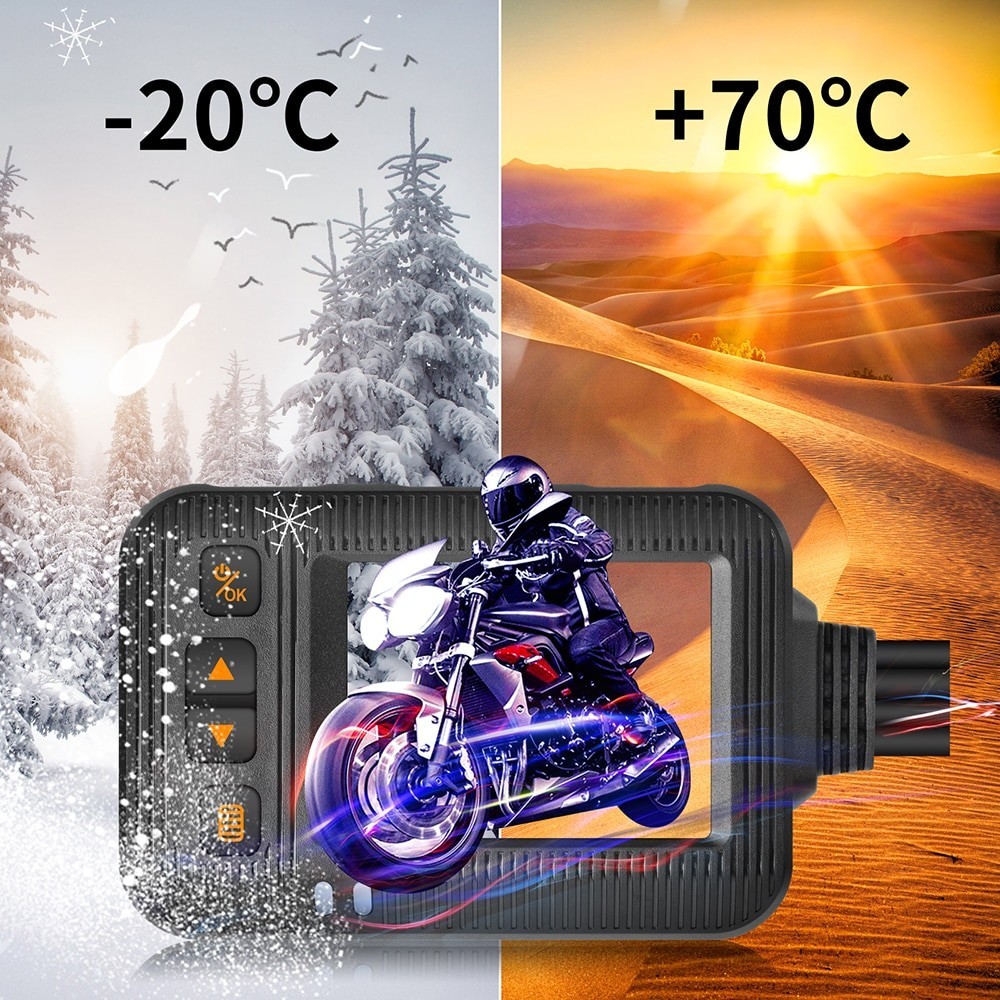 2024.seckill Dash Rearview Waterproof 1080P Action Motorcycle Camera ...