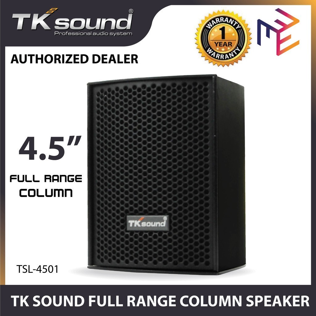 TK SOUND TKSound 4.5 inches Full Range Column Speaker Sound Audio 50W ...