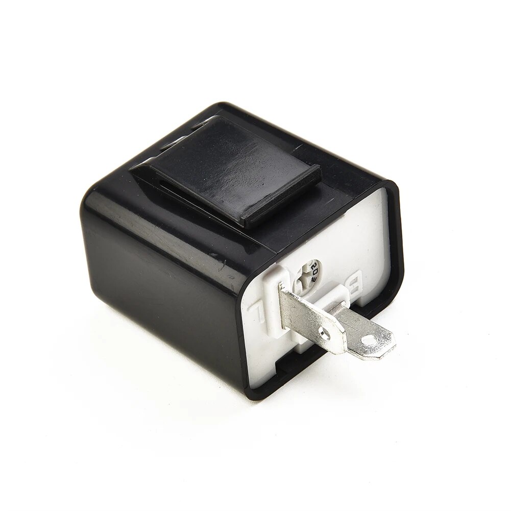 Motorcycle Flasher Relay 2 Pin Speed Adjustable LED Universal Turn ...