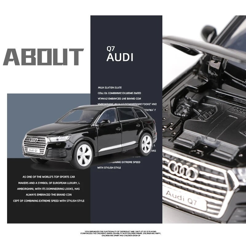 436 1:32 AUDI Q7 SUV Alloy Car Model Diecast & Toy Vehicles Metal Toy ...