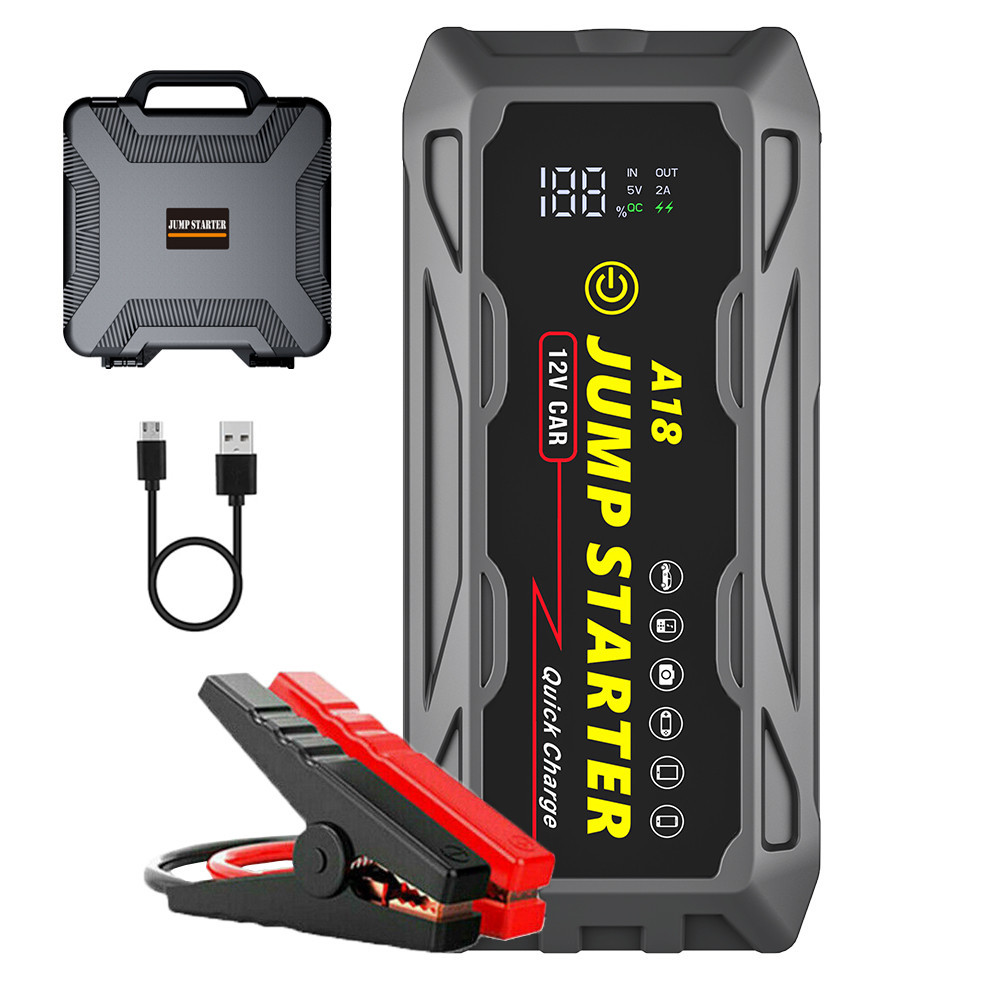 3000A Peak Current Car Jump Starter 20000mAh 12V Jump Box Car Battery