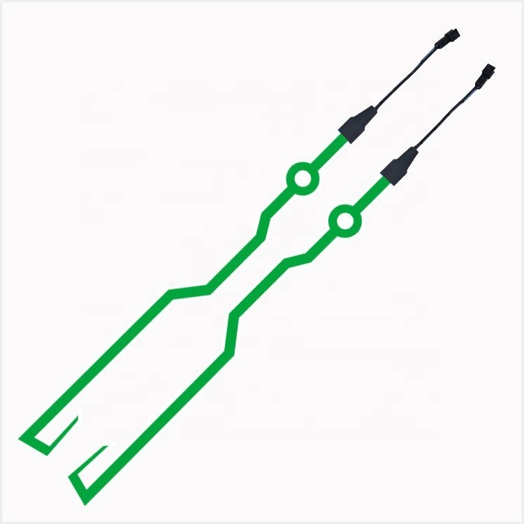 Fashion Cool Helmet EL Tape LED Cold Light up panel Strips Neon Glow in ...