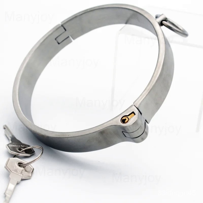 Stainless Steel Slave Lockable Wrist Handcuffs Ankle Cuffs Neck Collar ...