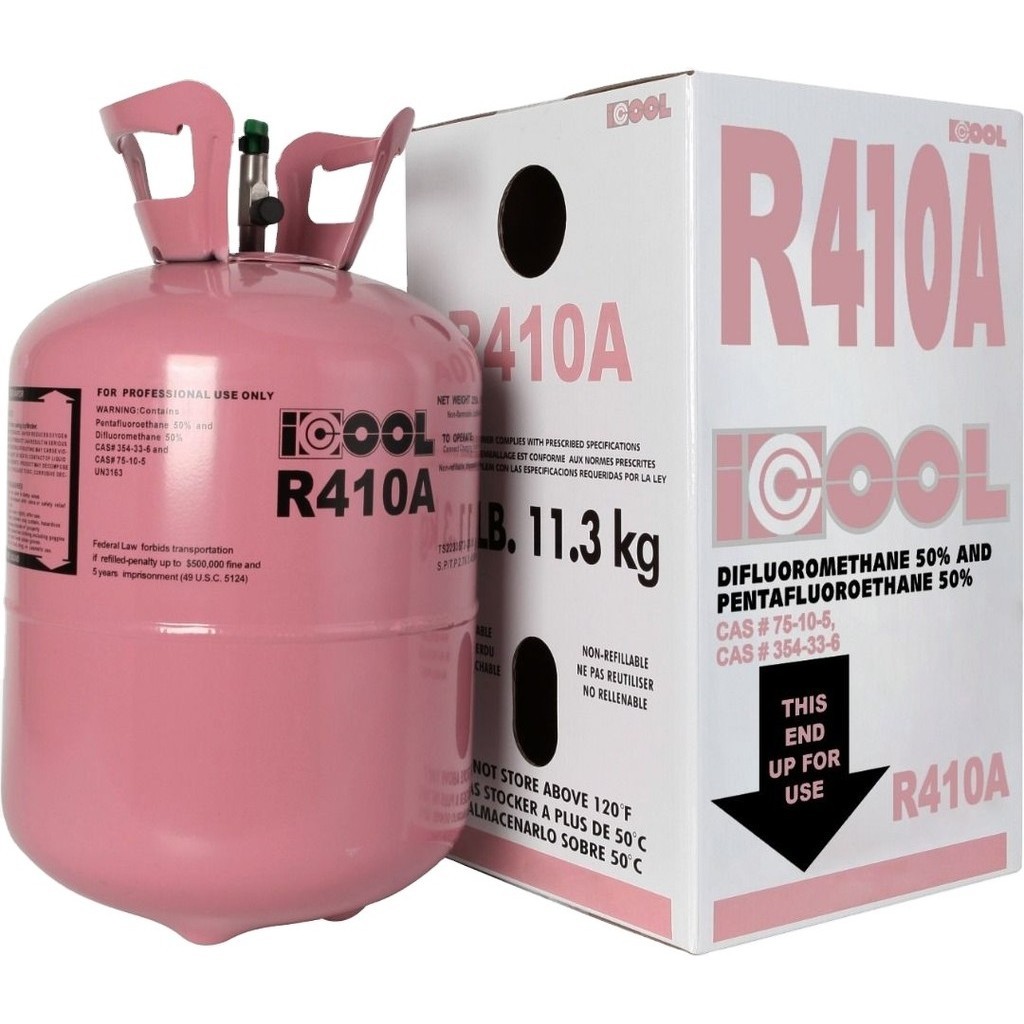 Refillable Refrigerant Cylinder Gas New & Sealed R410A - R134a - R404a ...