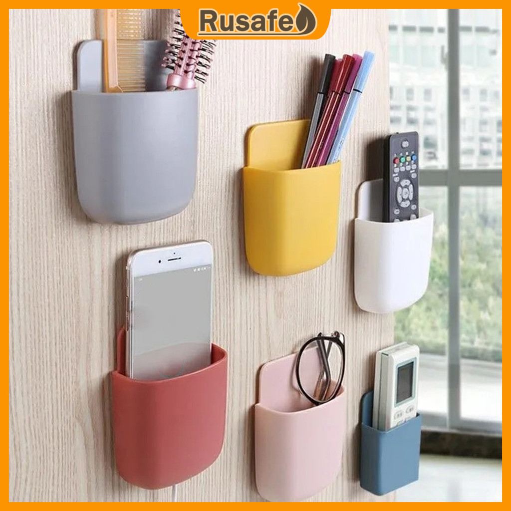 Color Wall Mounted Storage Box Simple Multi-Purpose Item Organizer ...