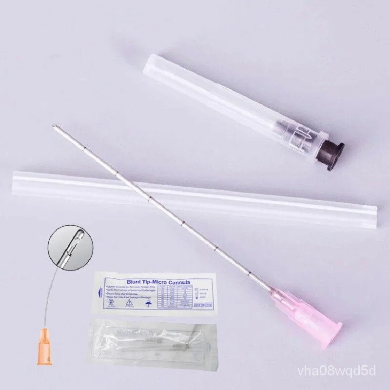 10pcs/Bag Medical Injection Blunt Tip Cannula Hyaluronic Acid Filler ...