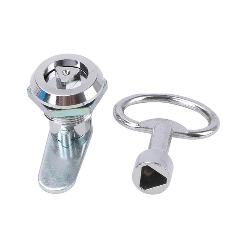 Zinc Alloy Triangular Cylinder Cam Lock Electrial Cabinet With Key ...