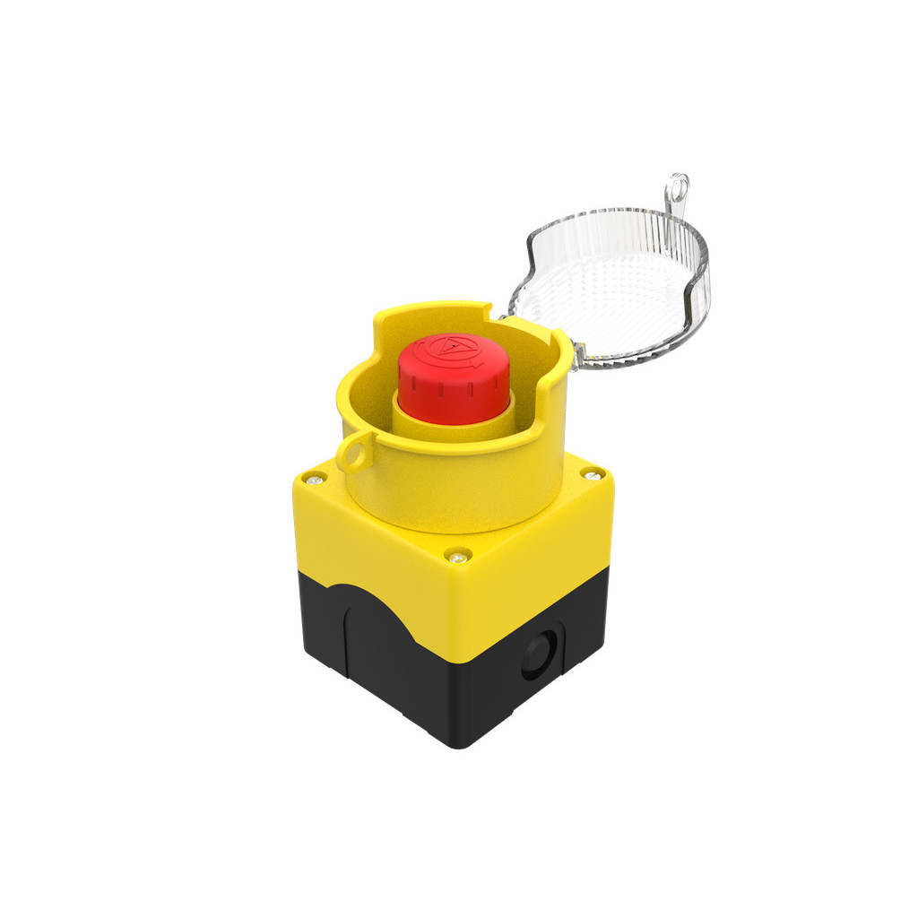 Push Button Switch TES2-2C Button, Plastic Emergency Stop Button with ...